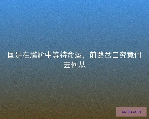 国足在尴尬中等待命运，前路岔口究竟何去何从